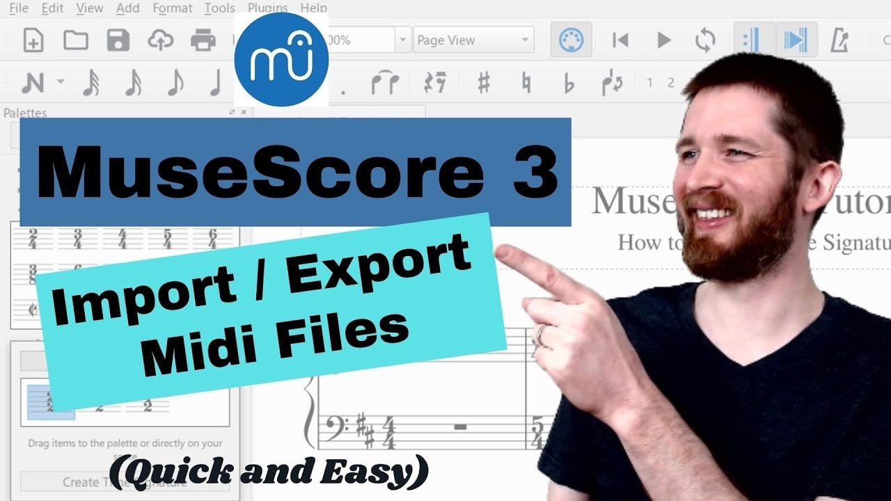 How to create sheet music from MIDI files