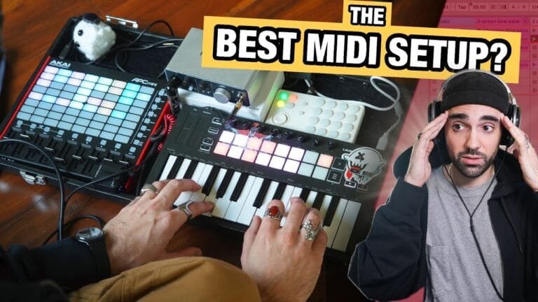 MIDI setup for live performance