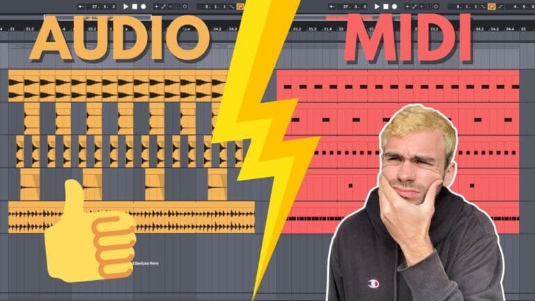 comparison of MIDI vs. audio loops for producers