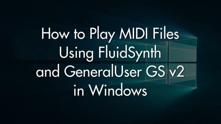how to play MIDI files on PC