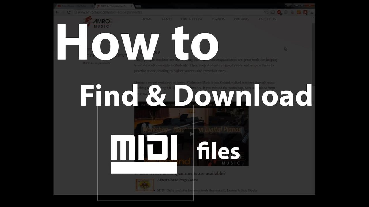 top sites to download MIDI files